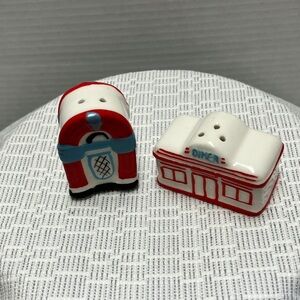 Retro Diner and Jukebox Salt and Pepper Shakers
